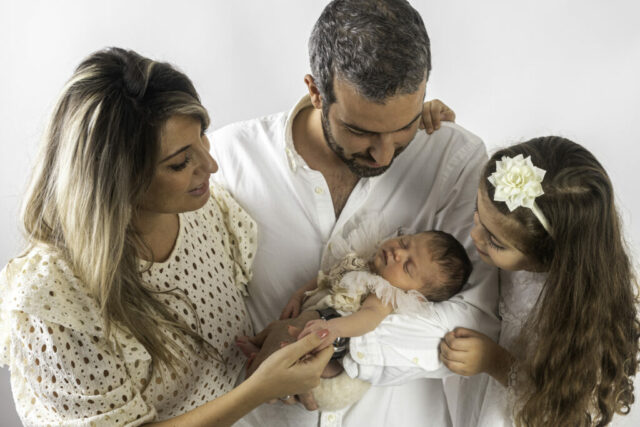 portrait de famille a quatre personne