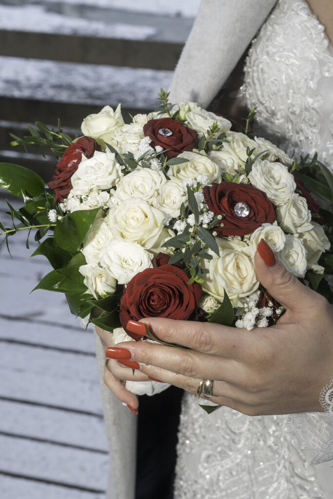 bouquet de la mariée en hiver
