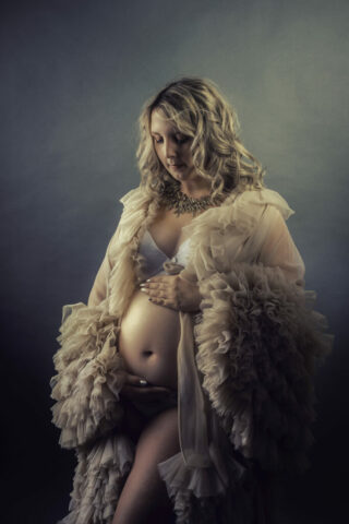 une magnifique robe pour future maman