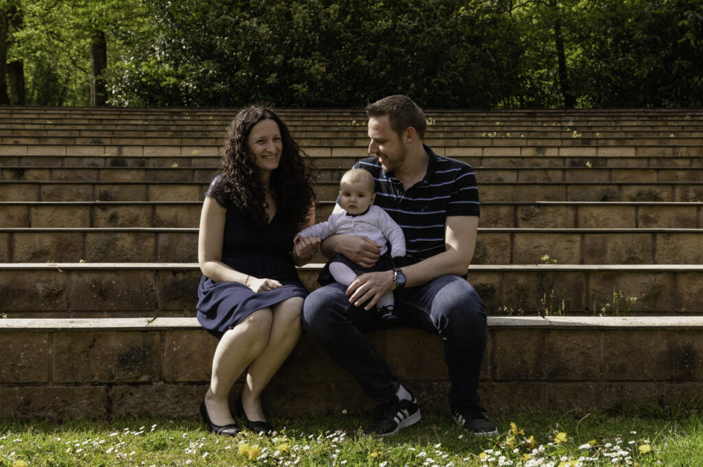 photo de famille au château de volkrange