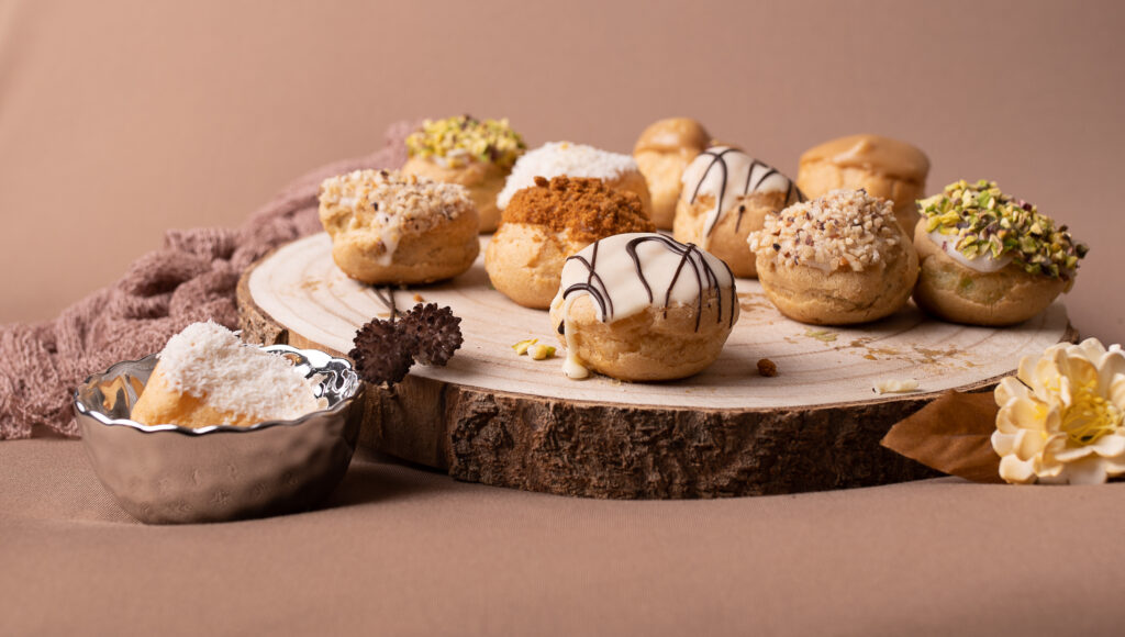 petit choux mise en valeur de produit
