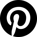 logo pinterest noir