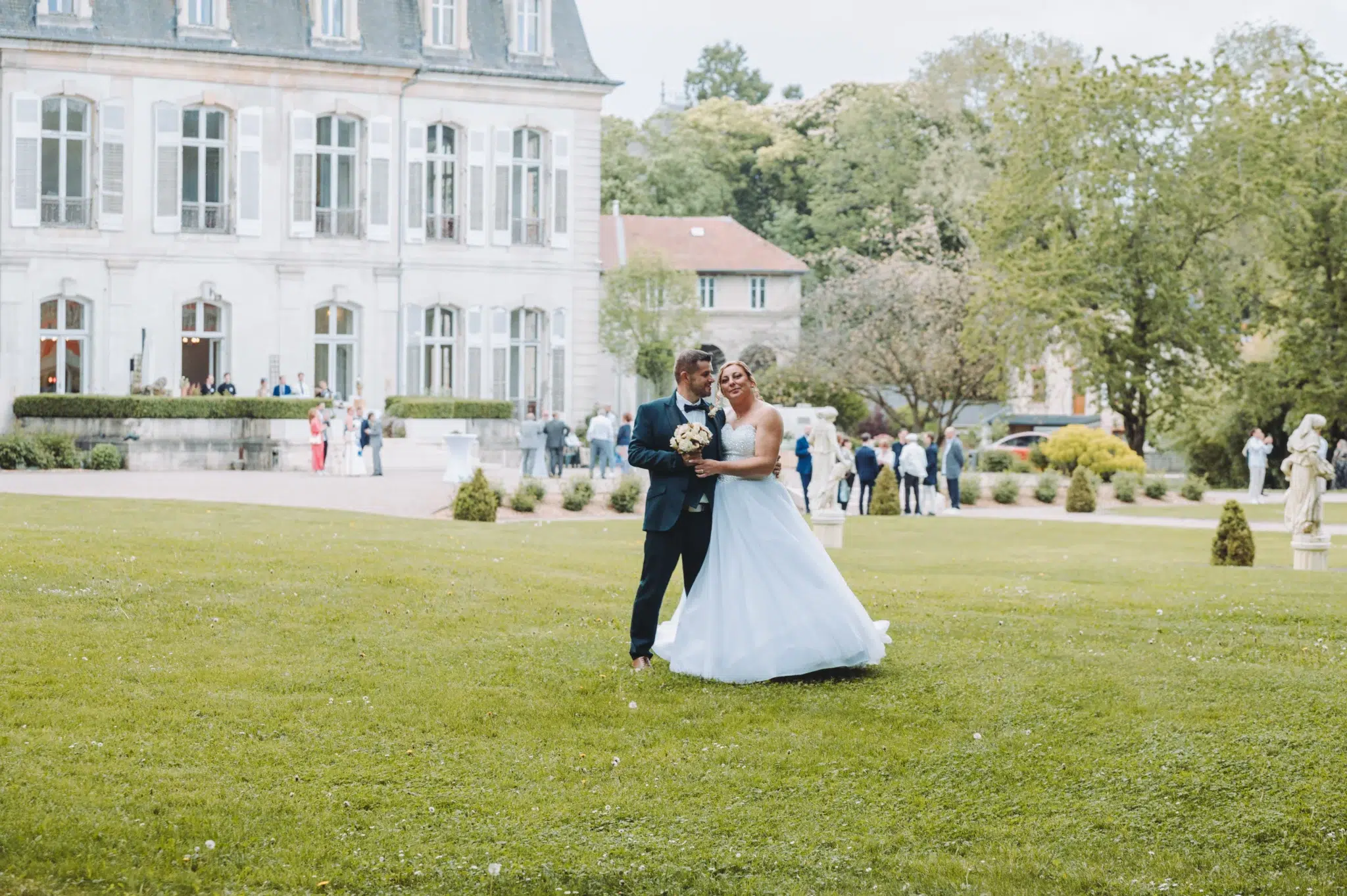 photographie de mariage au château Ernest